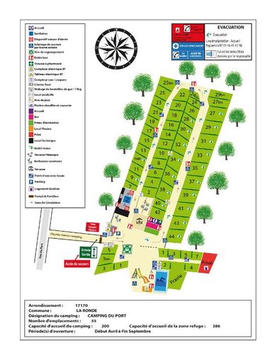 plan du camping 2025