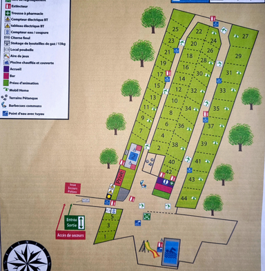 PLAN DU CAMPING 